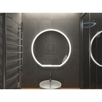 Зеркало в ванную комнату с подсветкой светодиодной лентой Виваро