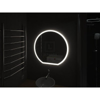 Зеркало с подсветкой для ванной комнаты Виваро 80 см